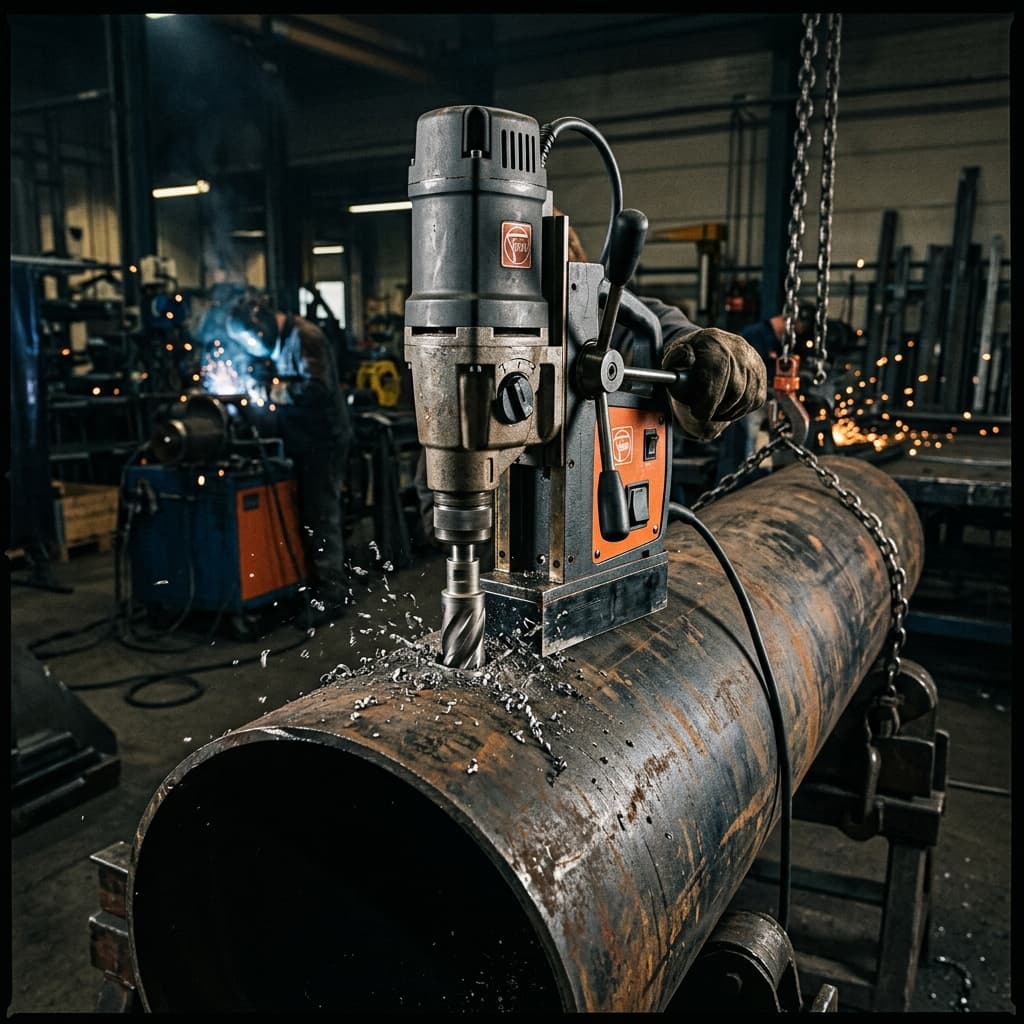 Magnetic Drilling / Pipe Holing